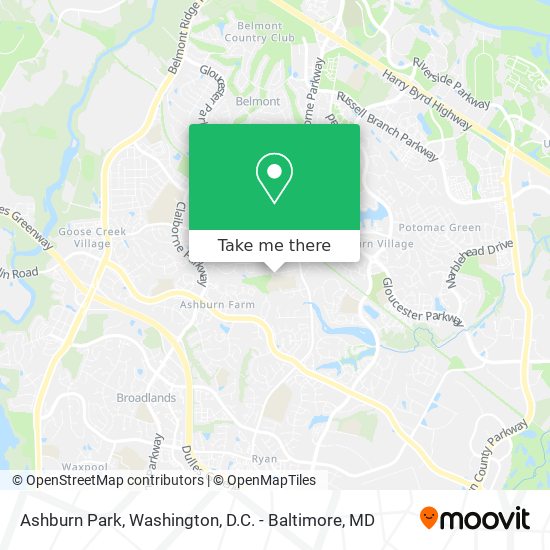 Mapa de Ashburn Park