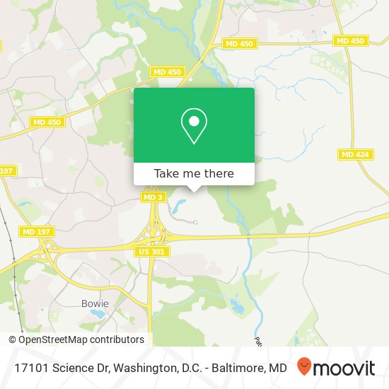 17101 Science Dr, Bowie, MD 20715 map