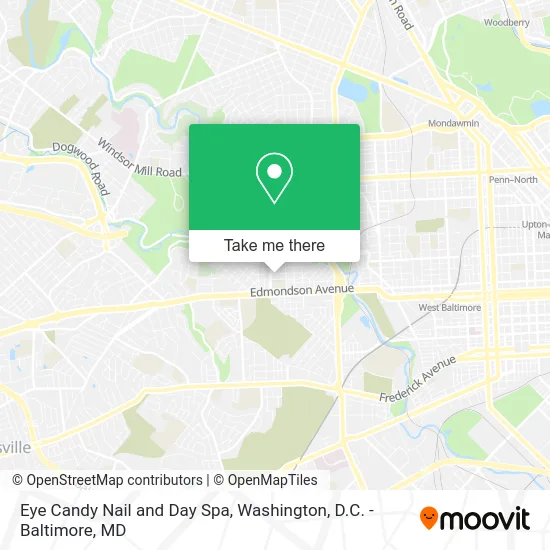 Eye Candy Nail and Day Spa map