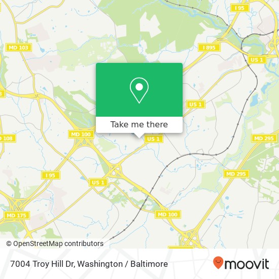 7004 Troy Hill Dr, Elkridge, MD 21075 map