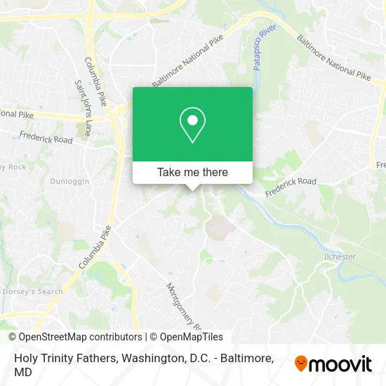 Holy Trinity Fathers map