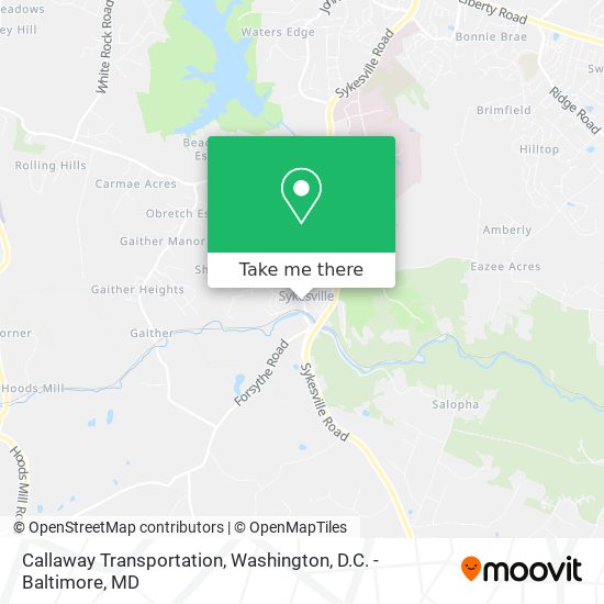 Mapa de Callaway Transportation