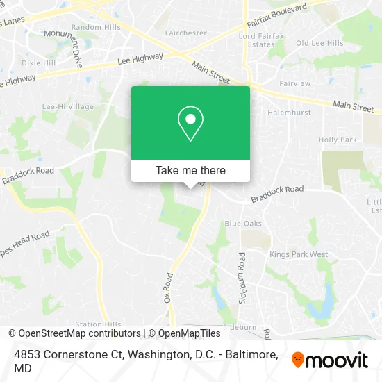 4853 Cornerstone Ct map