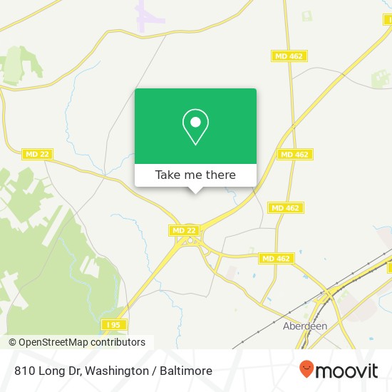 810 Long Dr, Aberdeen, MD 21001 map