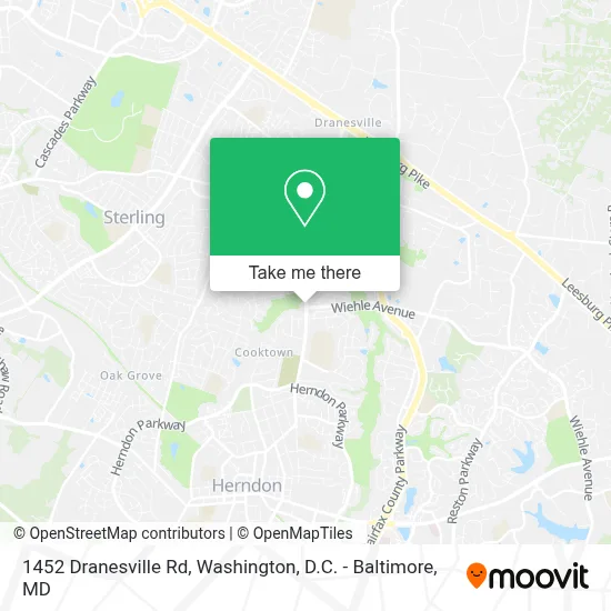 1452 Dranesville Rd map