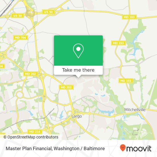 Mapa de Master Plan Financial, 1841 Manorfield Ct