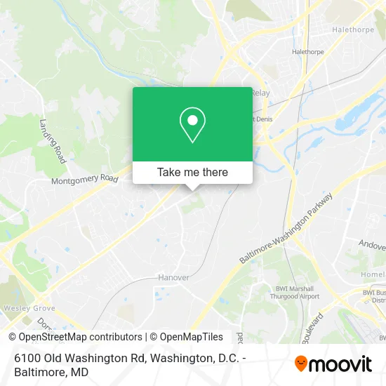 Mapa de 6100 Old Washington Rd