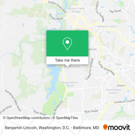 Benjamin Lincoln map