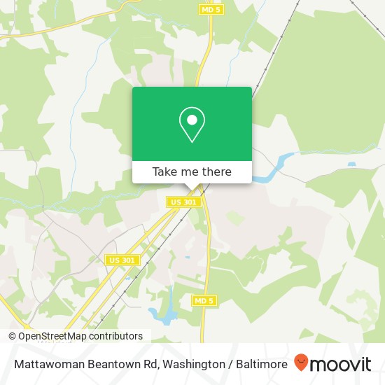 Mattawoman Beantown Rd, Waldorf (WALDORF), MD 20601 map