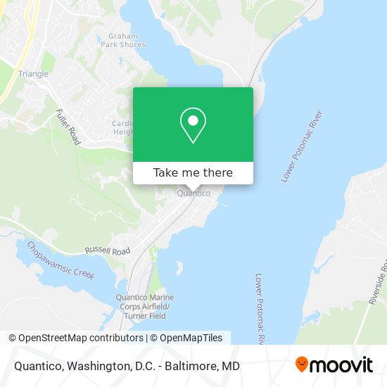 Quantico map