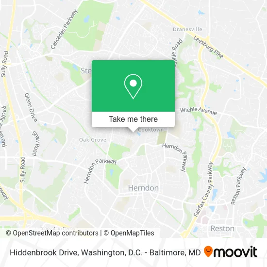 Hiddenbrook Drive map