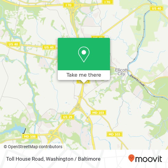 Mapa de Toll House Road