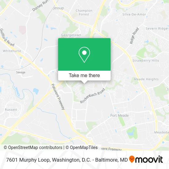 7601 Murphy Loop map