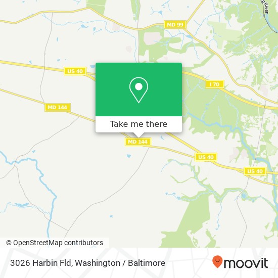 Mapa de 3026 Harbin Fld, Ellicott City, MD 21042