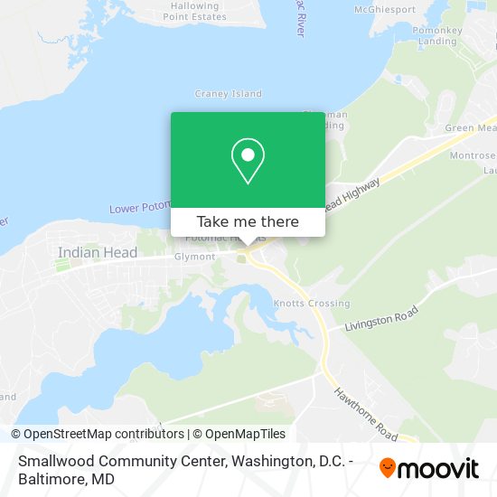 Smallwood Community Center map