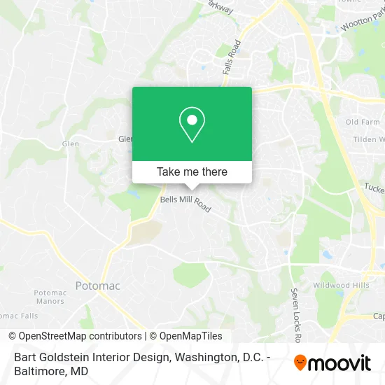 Bart Goldstein Interior Design map