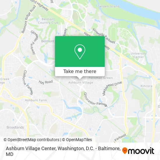 Ashburn Village Center map