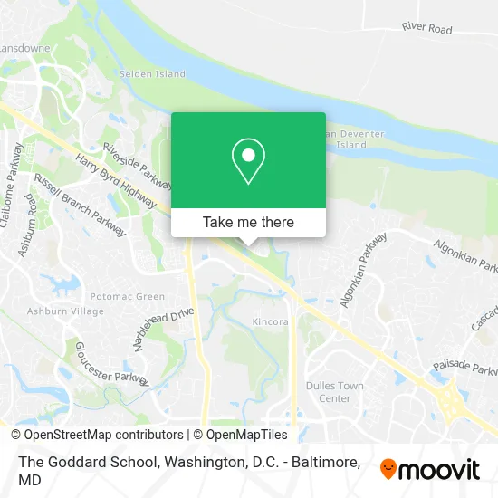 The Goddard School map