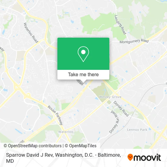 Sparrow David J Rev map