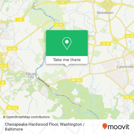 Chesapeake Hardwood Floor, 2302 Whitby Ct map