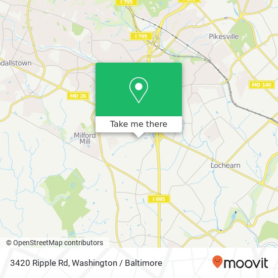 3420 Ripple Rd, Windsor Mill, MD 21244 map