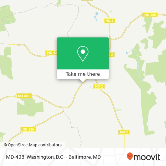 MD-408, Lothian, MD 20711 map