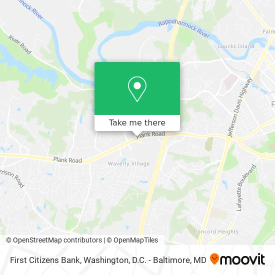 First Citizens Bank map