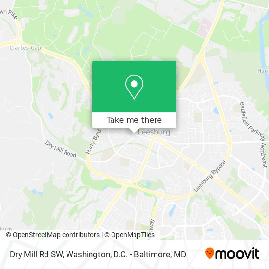Mapa de Dry Mill Rd SW