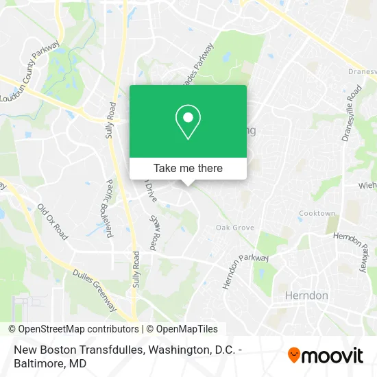 New Boston Transfdulles map