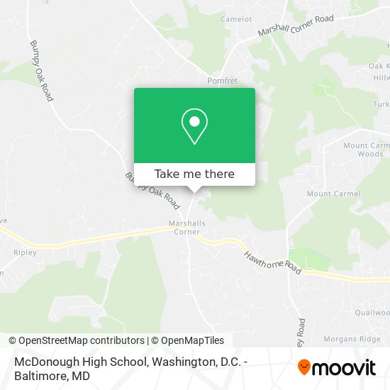 McDonough High School map