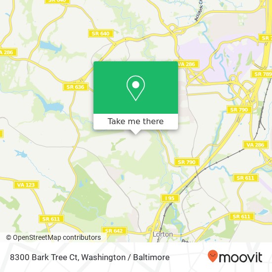 8300 Bark Tree Ct, Springfield, VA 22153 map