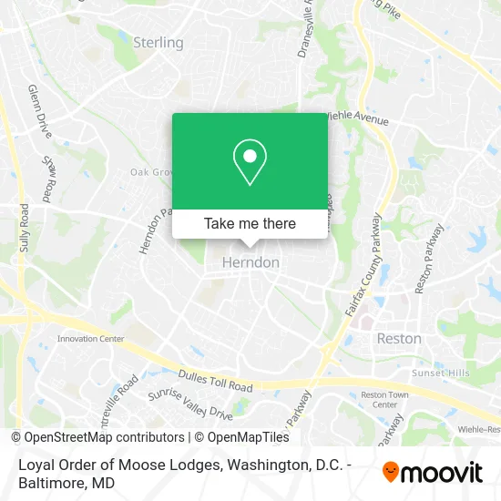 Loyal Order of Moose Lodges map