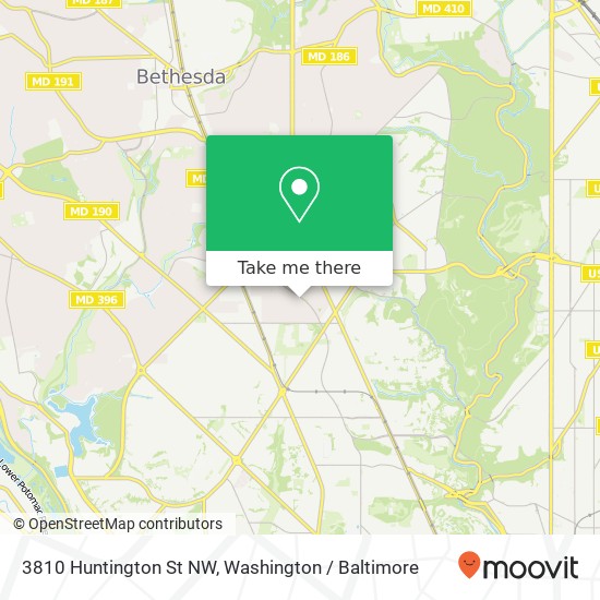 3810 Huntington St NW, Washington, DC 20015 map