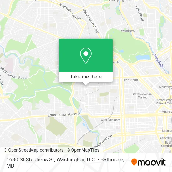 1630 St Stephens St map