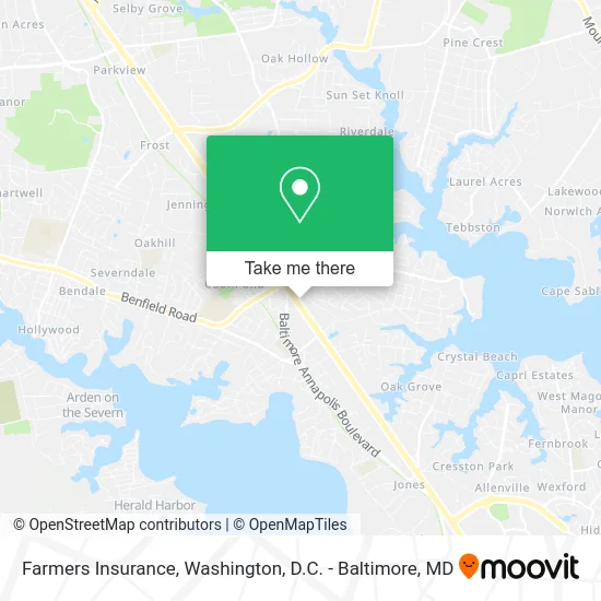 Farmers Insurance map