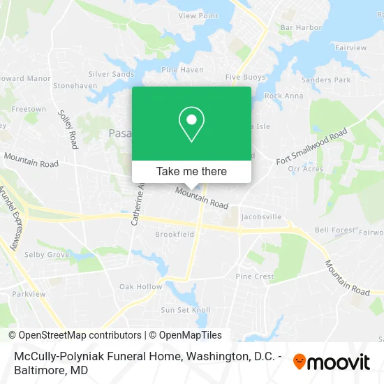 McCully-Polyniak Funeral Home, 3204 Mountain Rd map