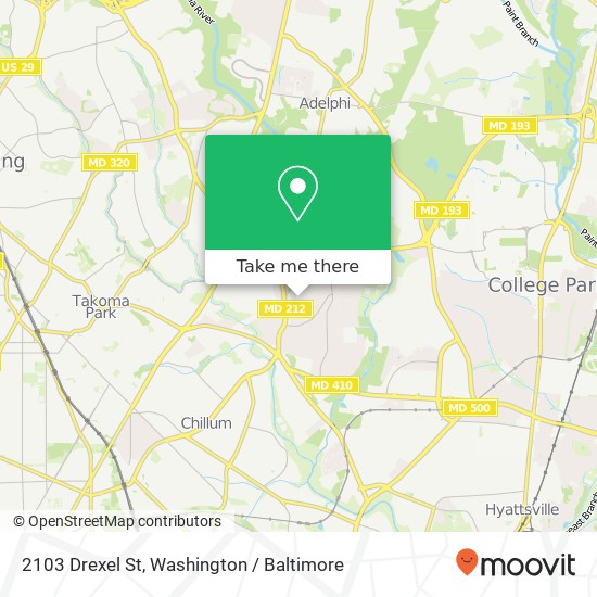2103 Drexel St, Hyattsville, MD 20783 map