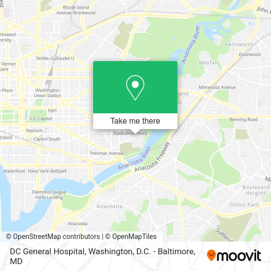 Mapa de DC General Hospital