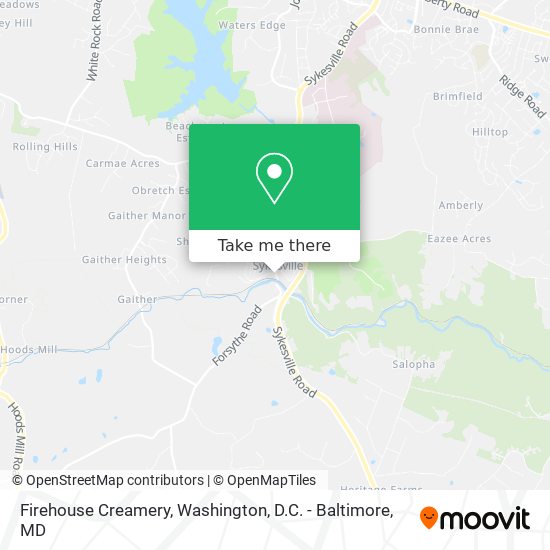 Mapa de Firehouse Creamery