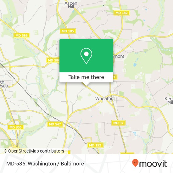 MD-586, Silver Spring (SILVER SPRING), MD 20902 map