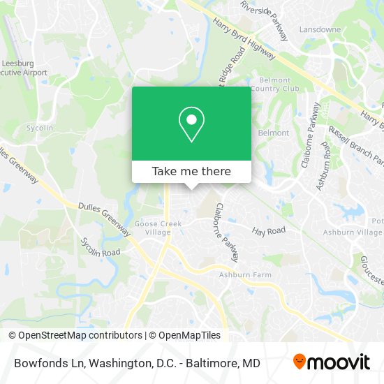 Mapa de Bowfonds Ln