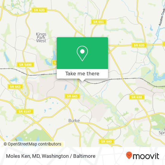 Moles Ken, MD, 9409 Old Burke Lake Rd map