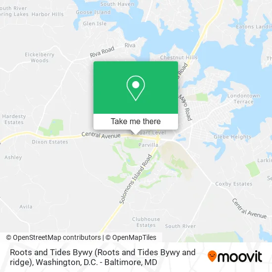 Roots and Tides Bywy map