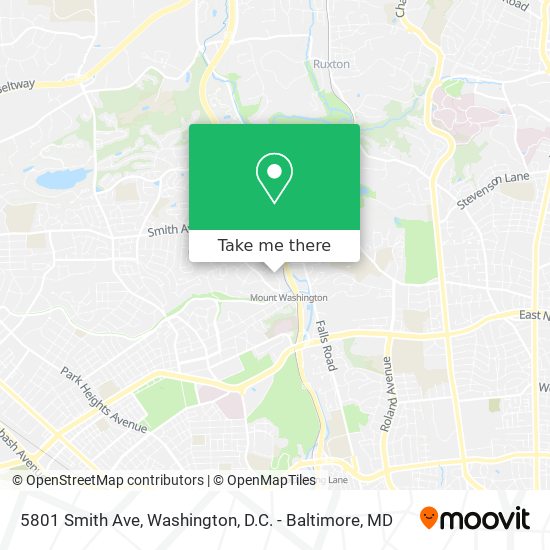 5801 Smith Ave map