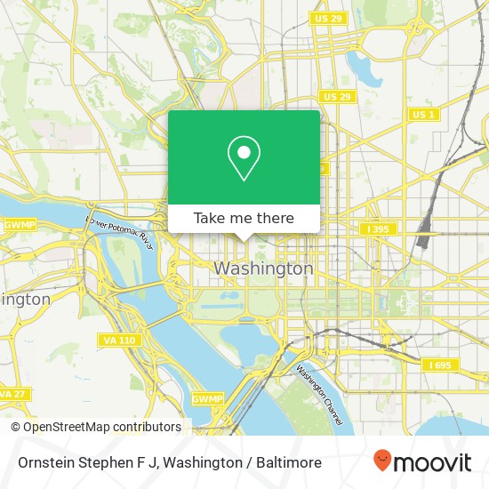 Mapa de Ornstein Stephen F J, 1700 Pennsylvania Ave NW