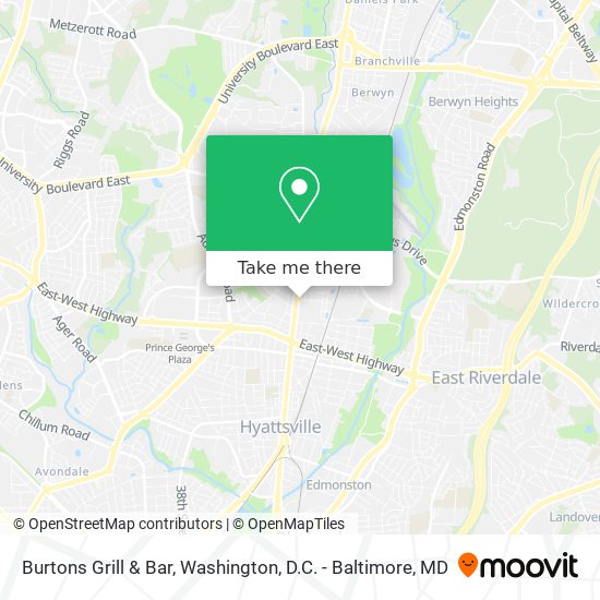 Burtons Grill & Bar map