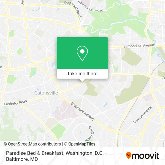 Paradise Bed & Breakfast map