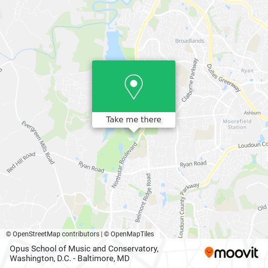 Mapa de Opus School of Music and Conservatory