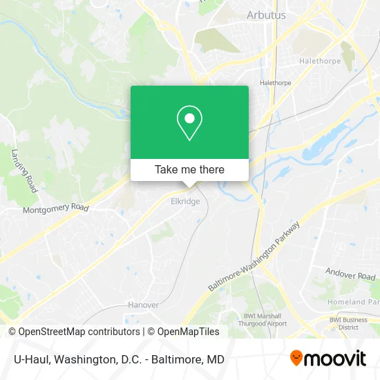 U-Haul map