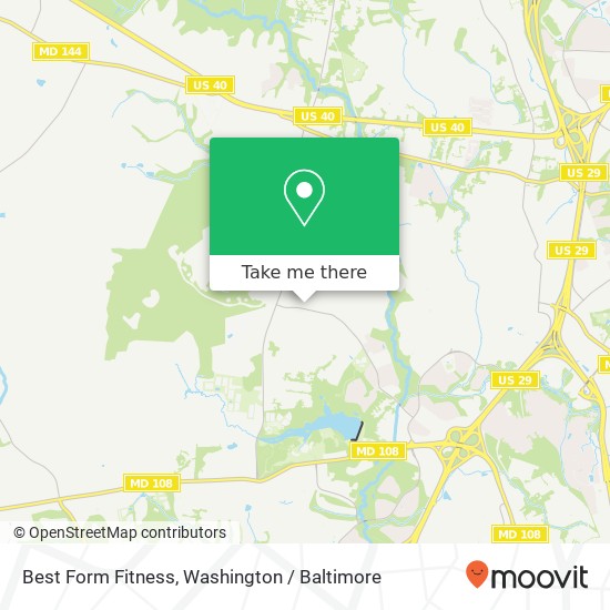 Best Form Fitness, 10085 Whitworth Way map